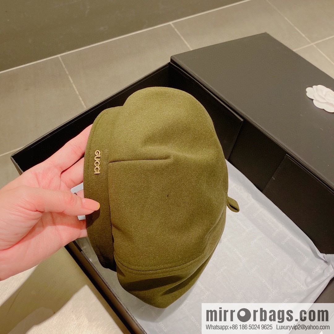 Gucci Gucci 2022 autumn and winter new octagonal hat