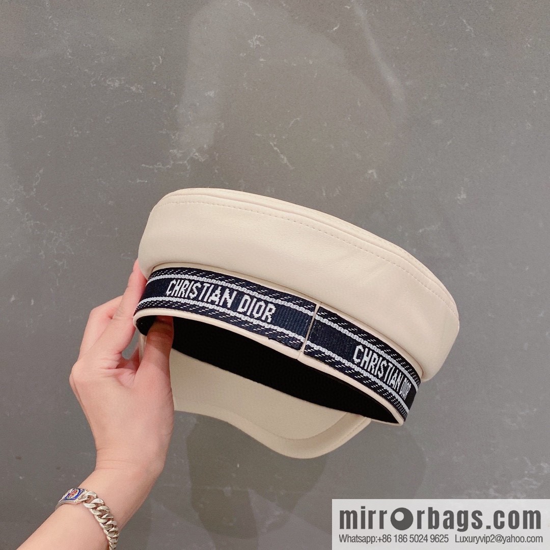 Dior 2022 autumn and winter new duck tongue military cap