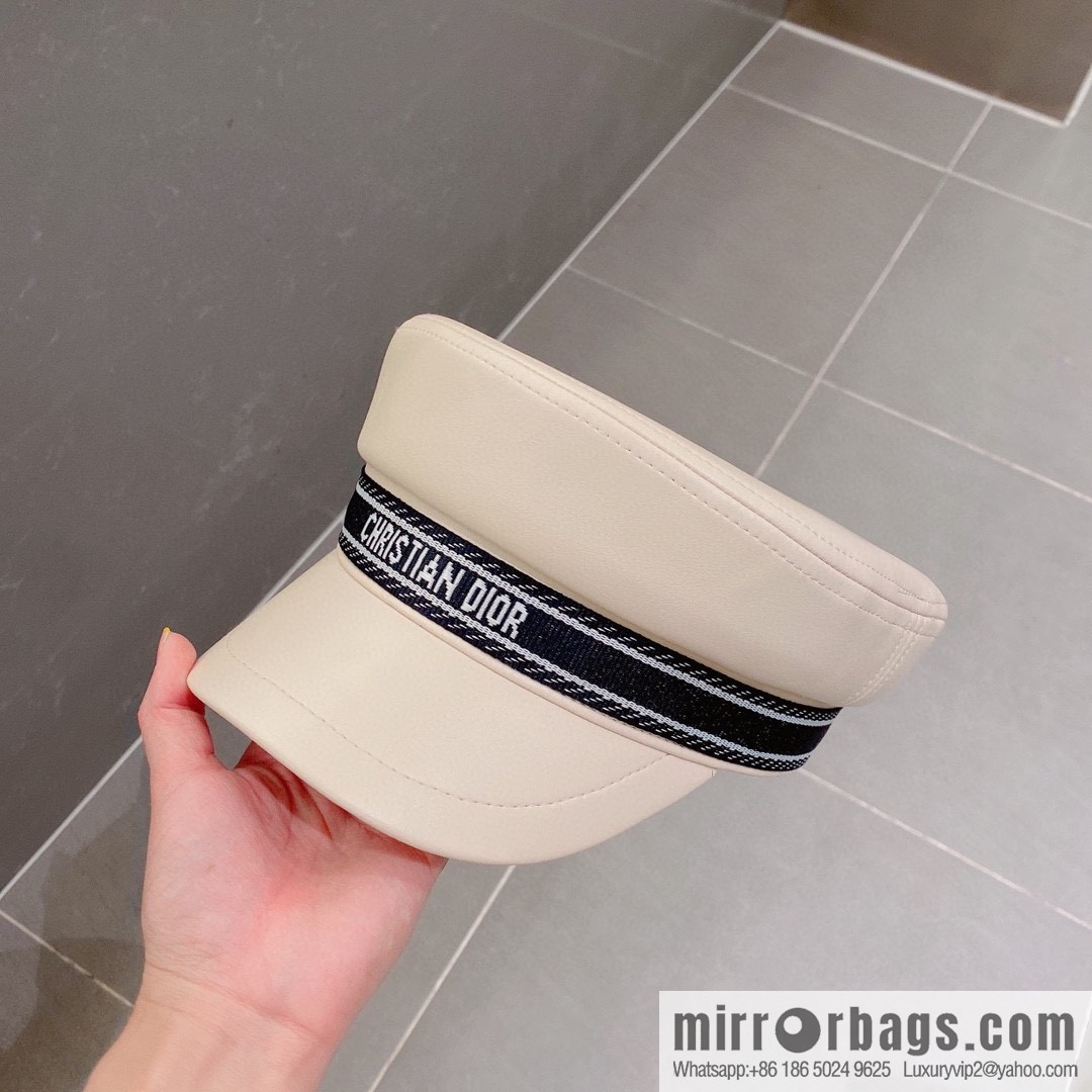 Dior 2022 autumn and winter new duck tongue military cap