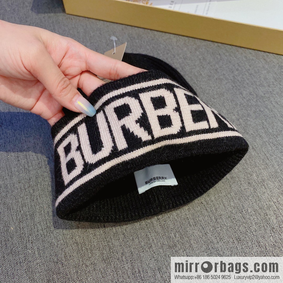 Burberry 2022 autumn and winter new unisex wool hat