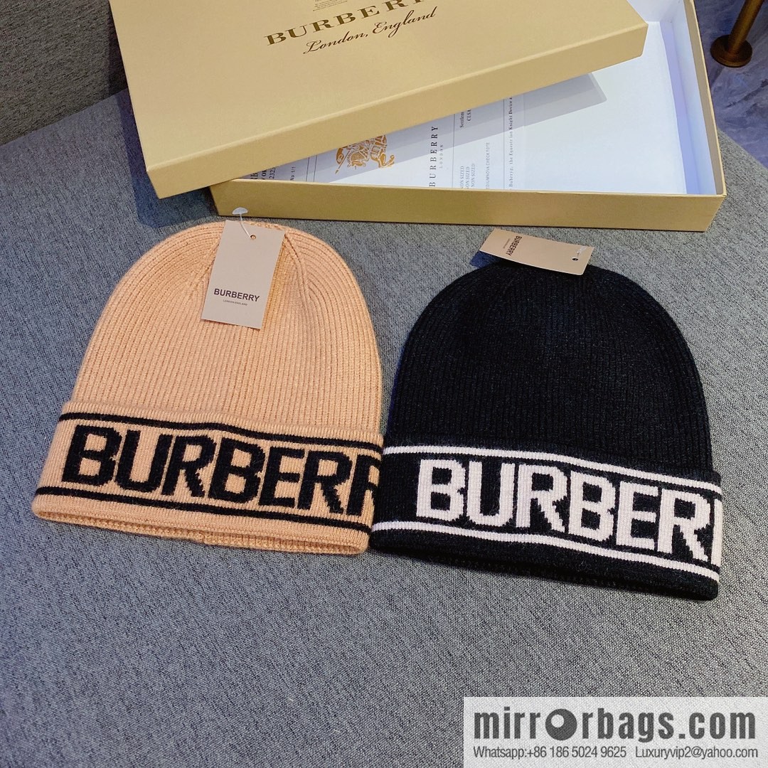Burberry 2022 autumn and winter new unisex wool hat