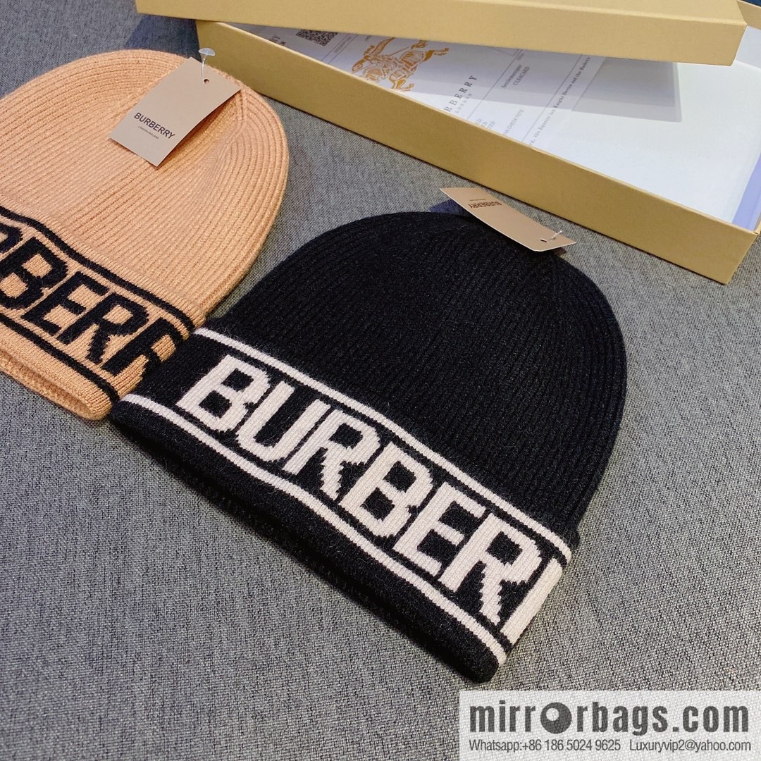 Burberry 2022 autumn and winter new unisex wool hat