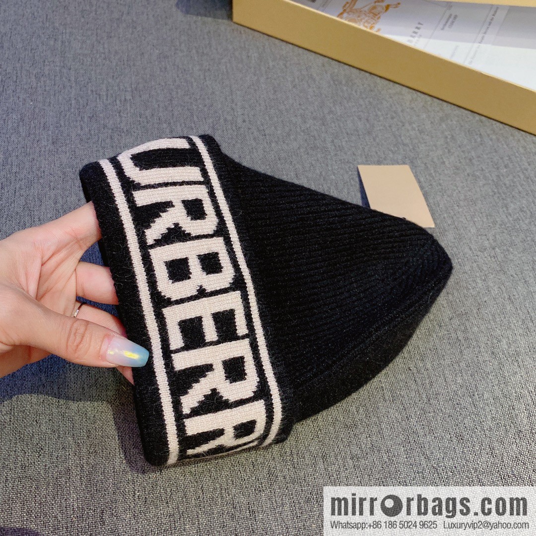 Burberry 2022 autumn and winter new unisex wool hat