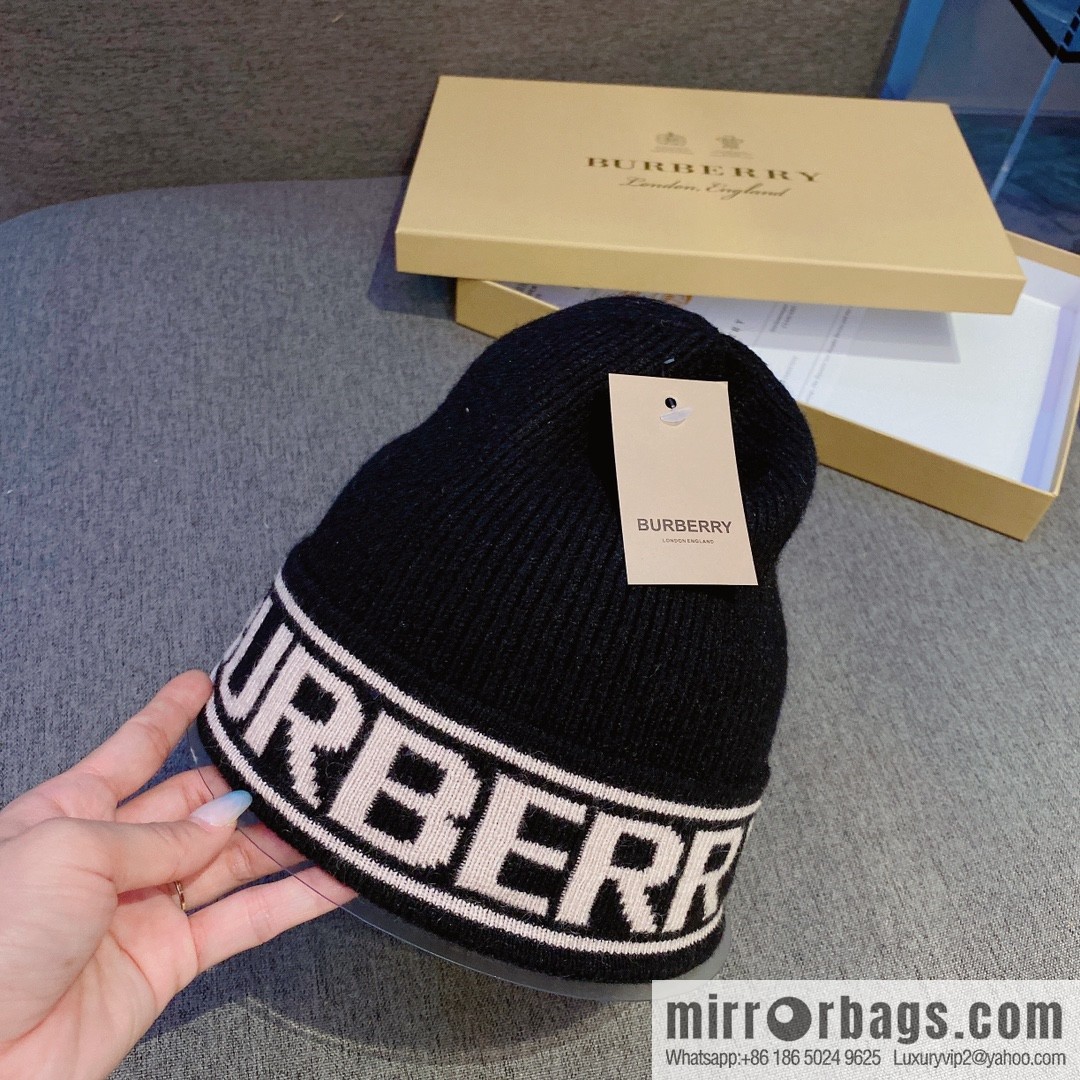 Burberry 2022 autumn and winter new unisex wool hat