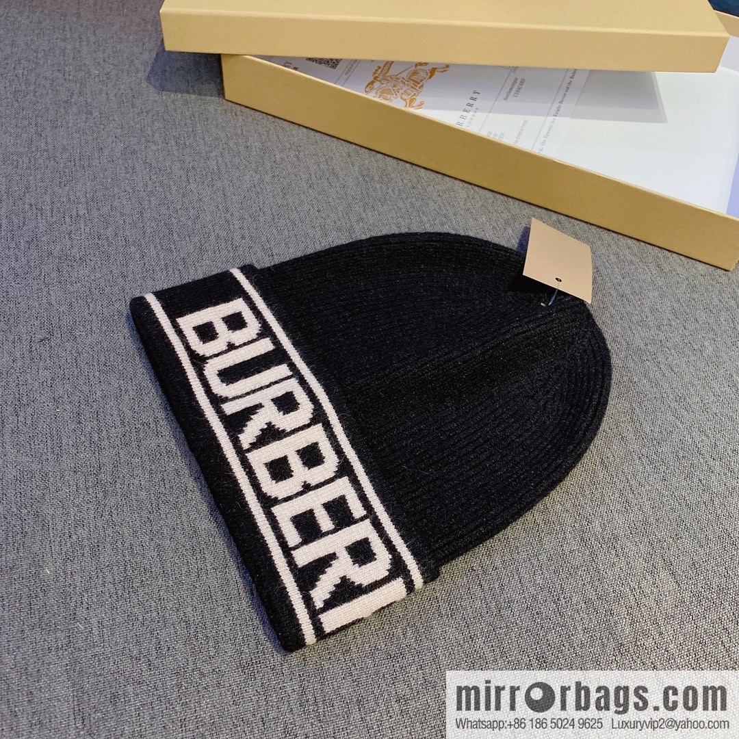 Burberry 2022 autumn and winter new unisex wool hat