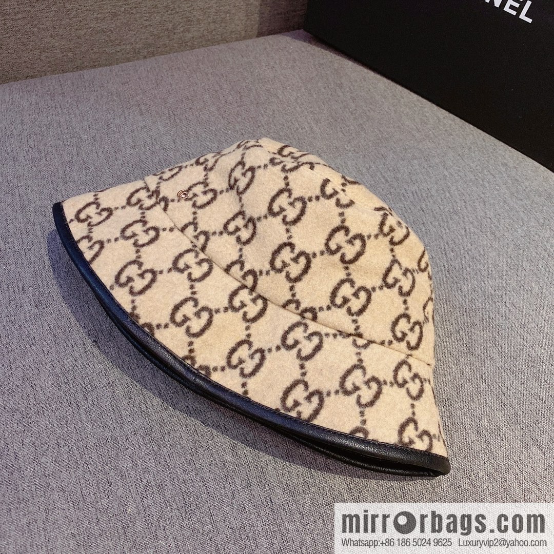GUCCI Gucci 2022 autumn and winter new wool bucket hat