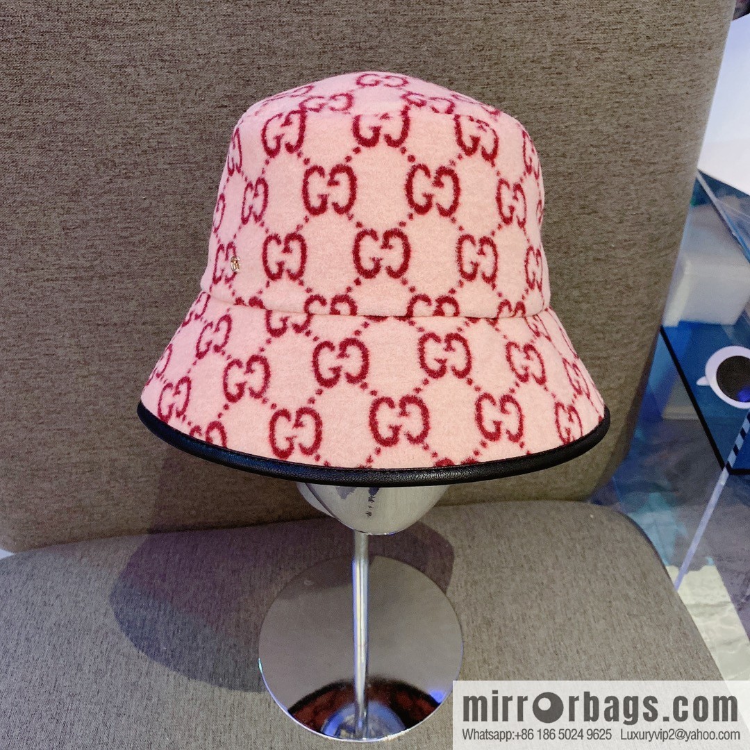 GUCCI Gucci 2022 autumn and winter new wool bucket hat