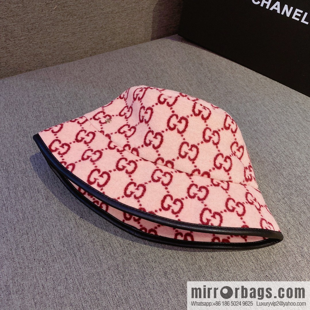 GUCCI Gucci 2022 autumn and winter new wool bucket hat