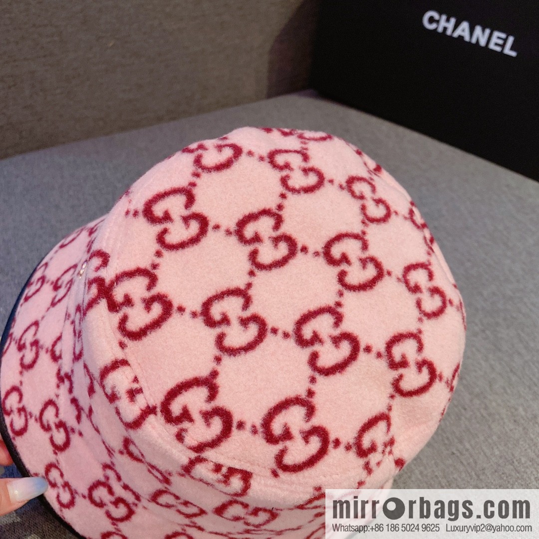 GUCCI Gucci 2022 autumn and winter new wool bucket hat