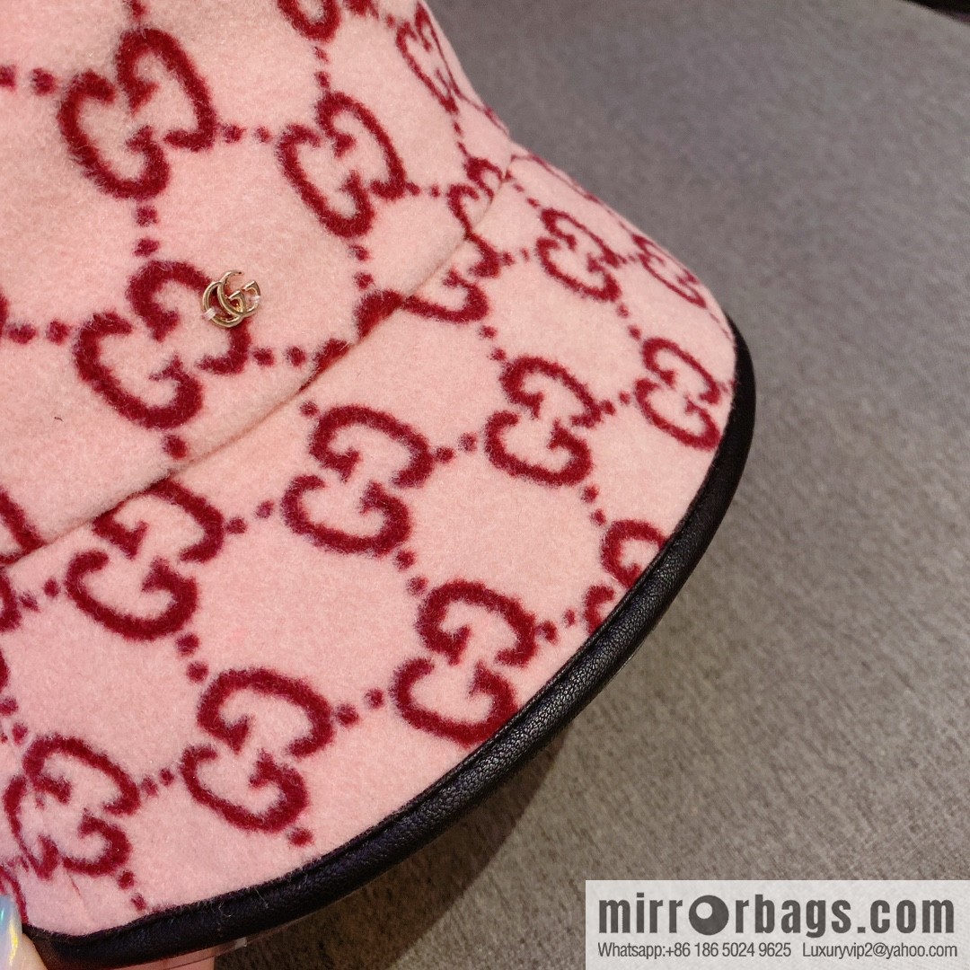 GUCCI Gucci 2022 autumn and winter new wool bucket hat
