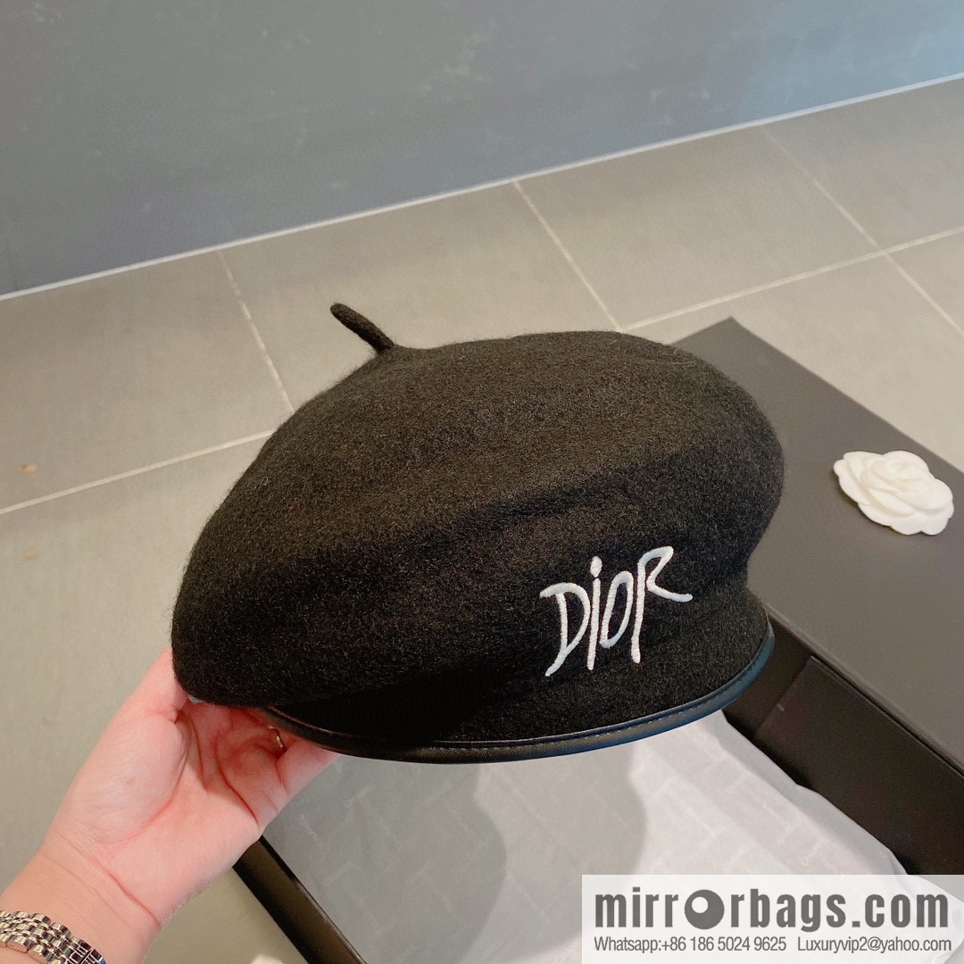 Dior wool beret