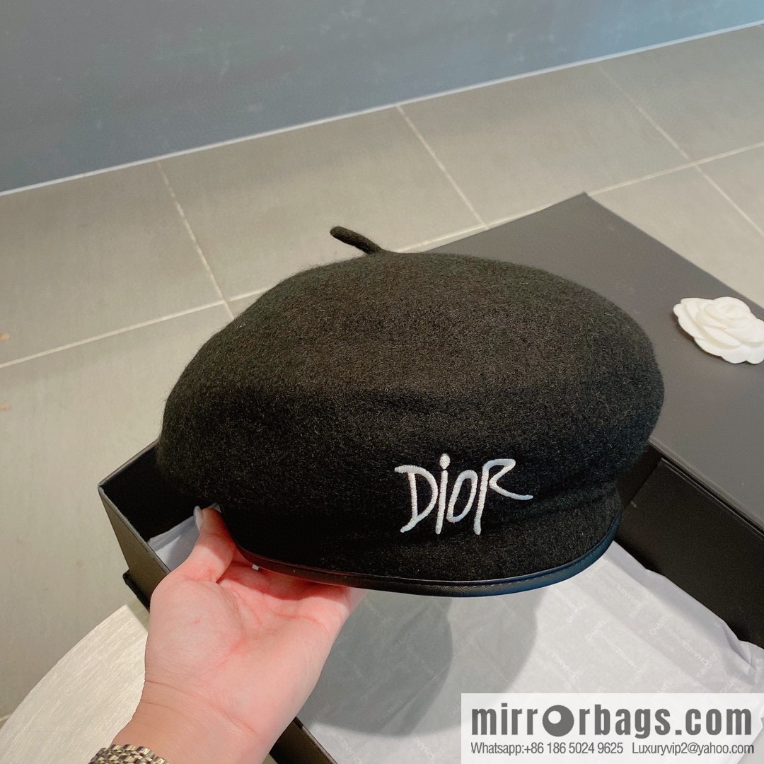 Dior wool beret
