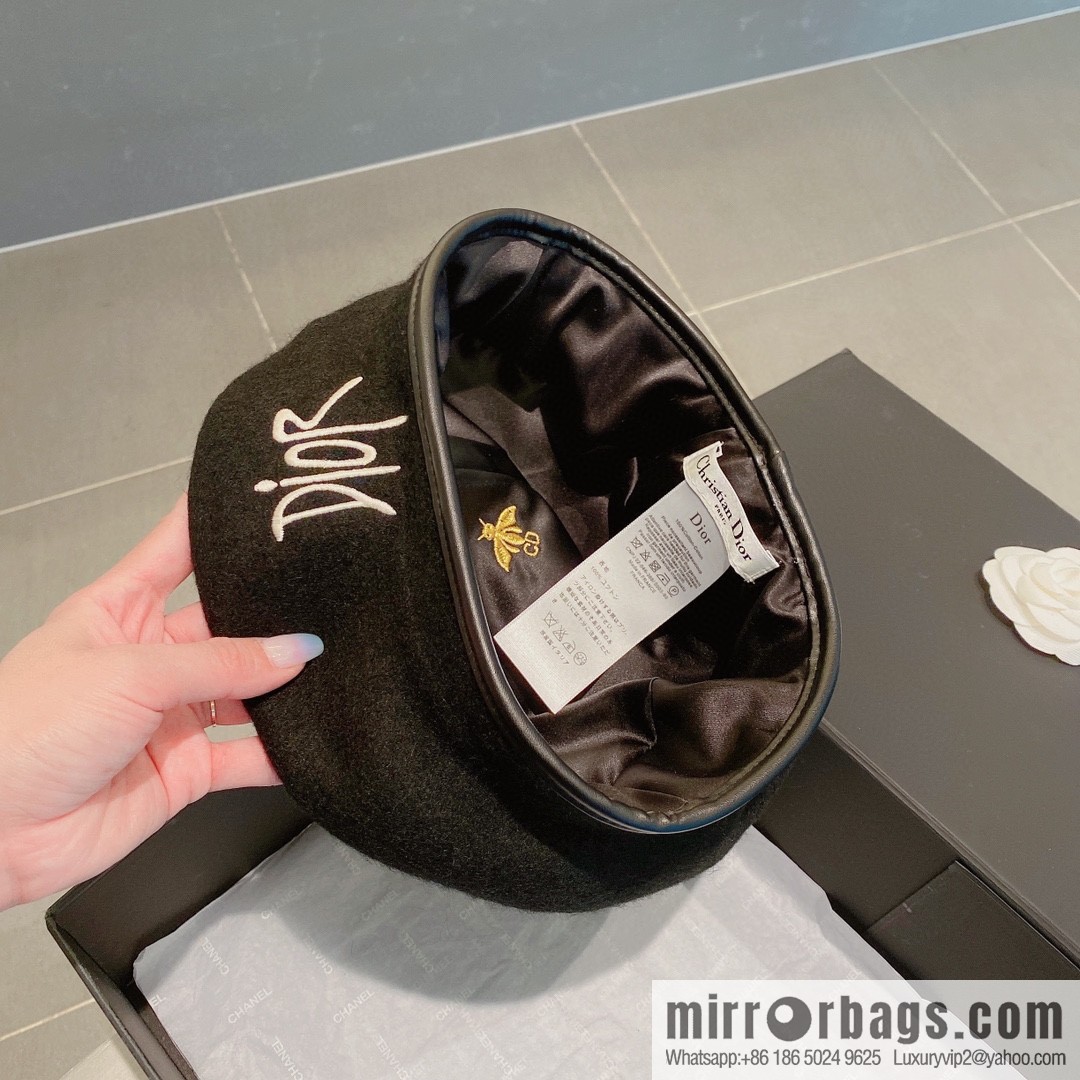 Dior wool beret