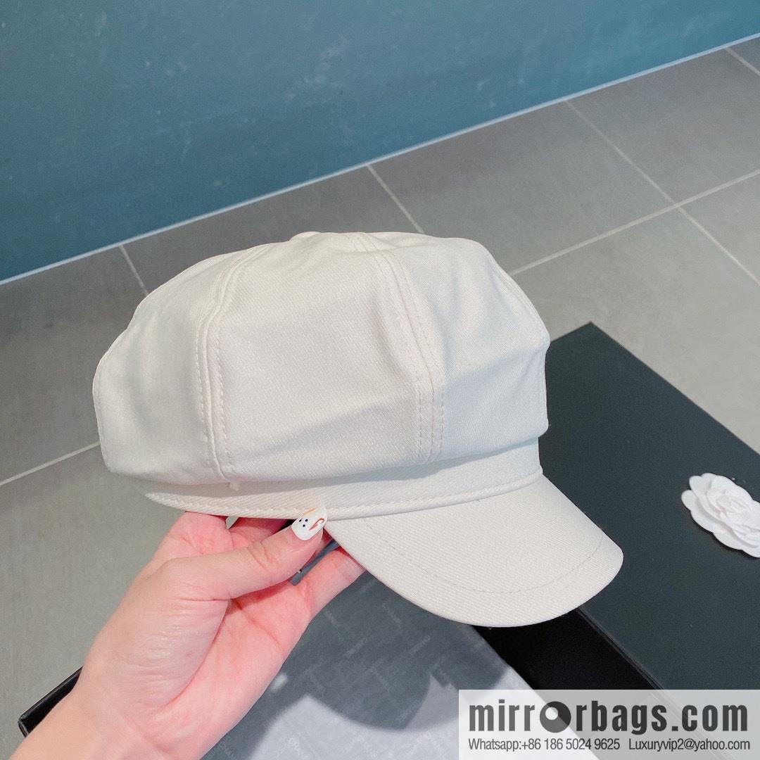 Miumiu Miu 2022 autumn and winter new octagonal hat