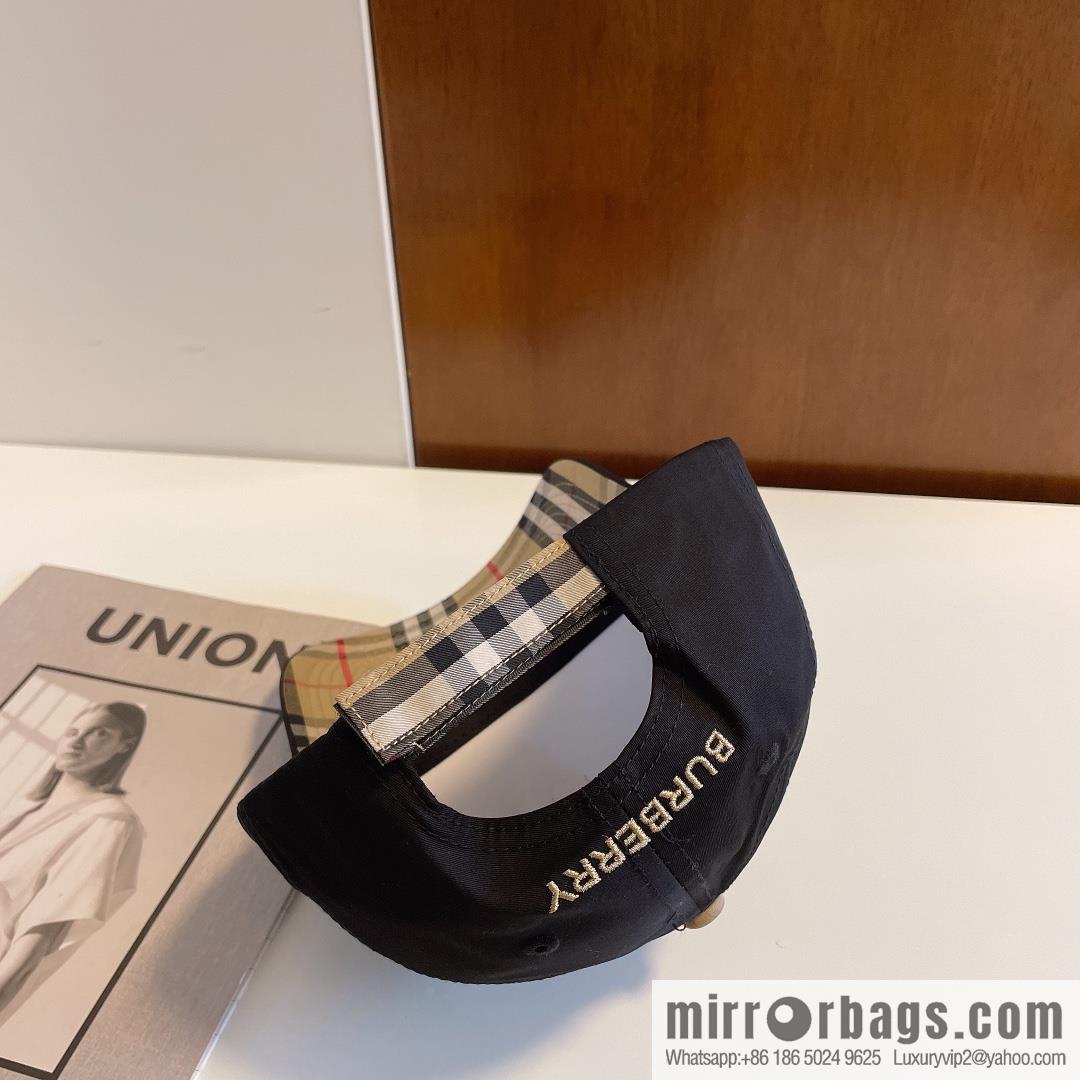 Burberry's new embroidered baseball cap