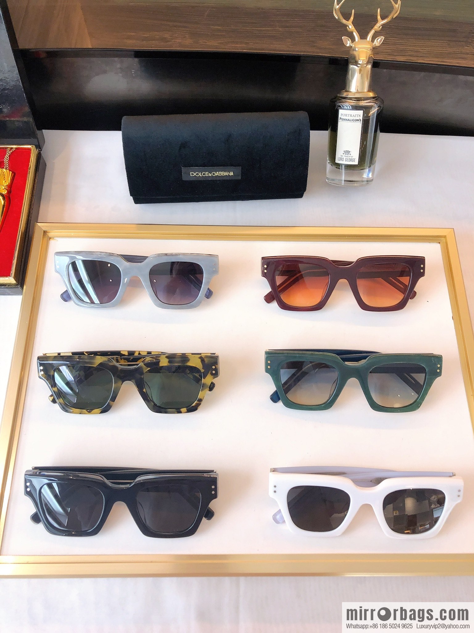 D & G Dolce & Gabbana two-color gradual change unisex sunglasses