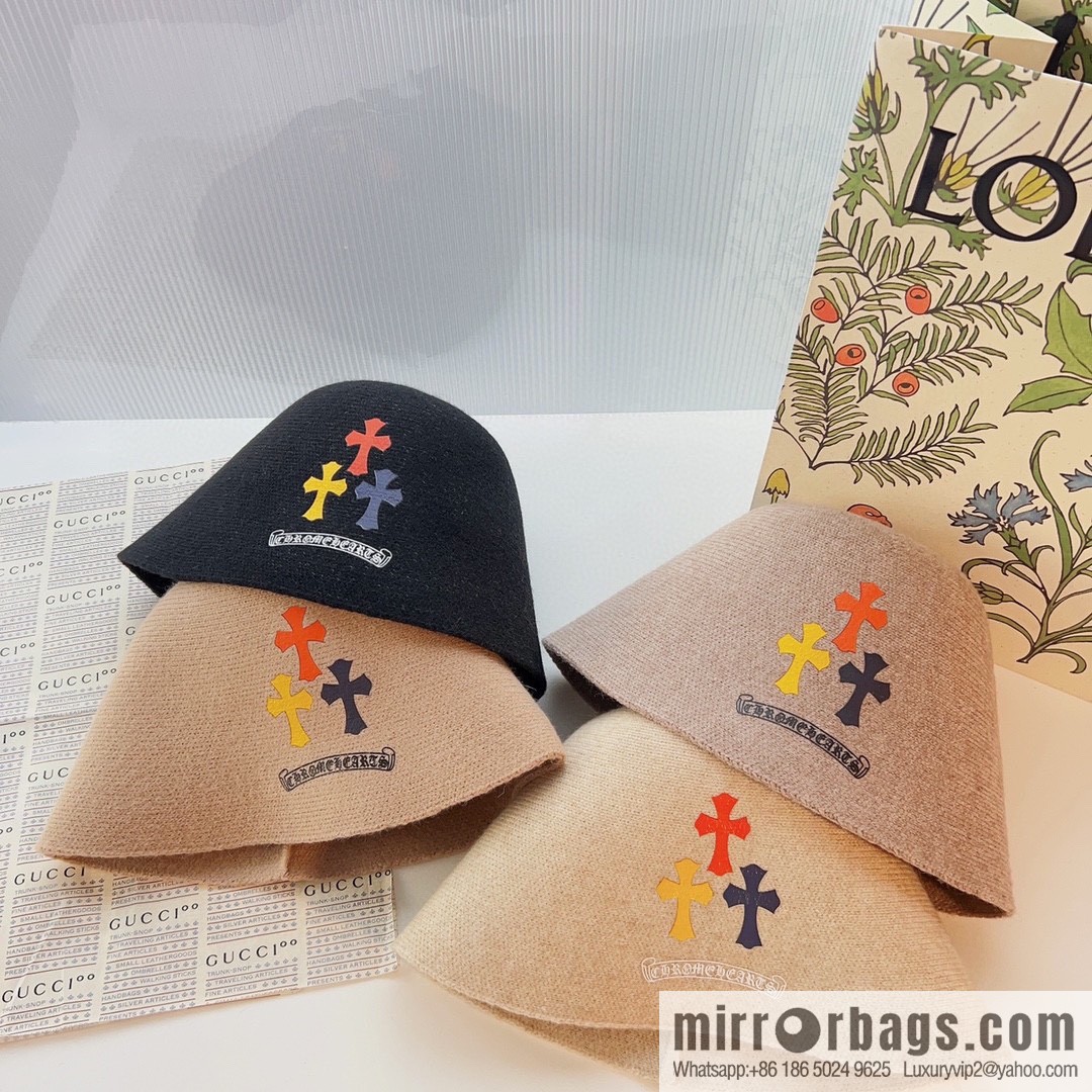 Croxin 2022 autumn and winter new knitted bucket hat