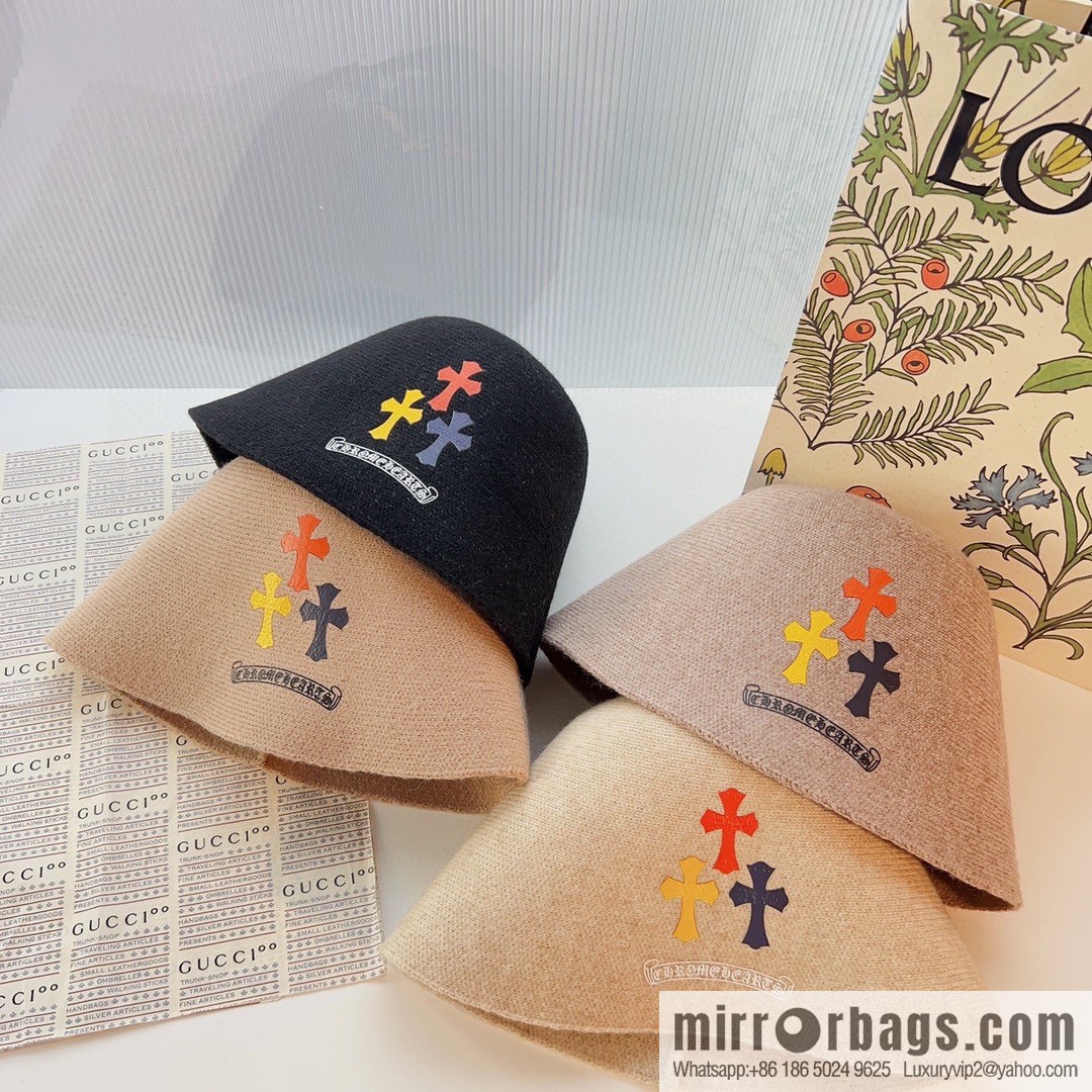 Croxin 2022 autumn and winter new knitted bucket hat