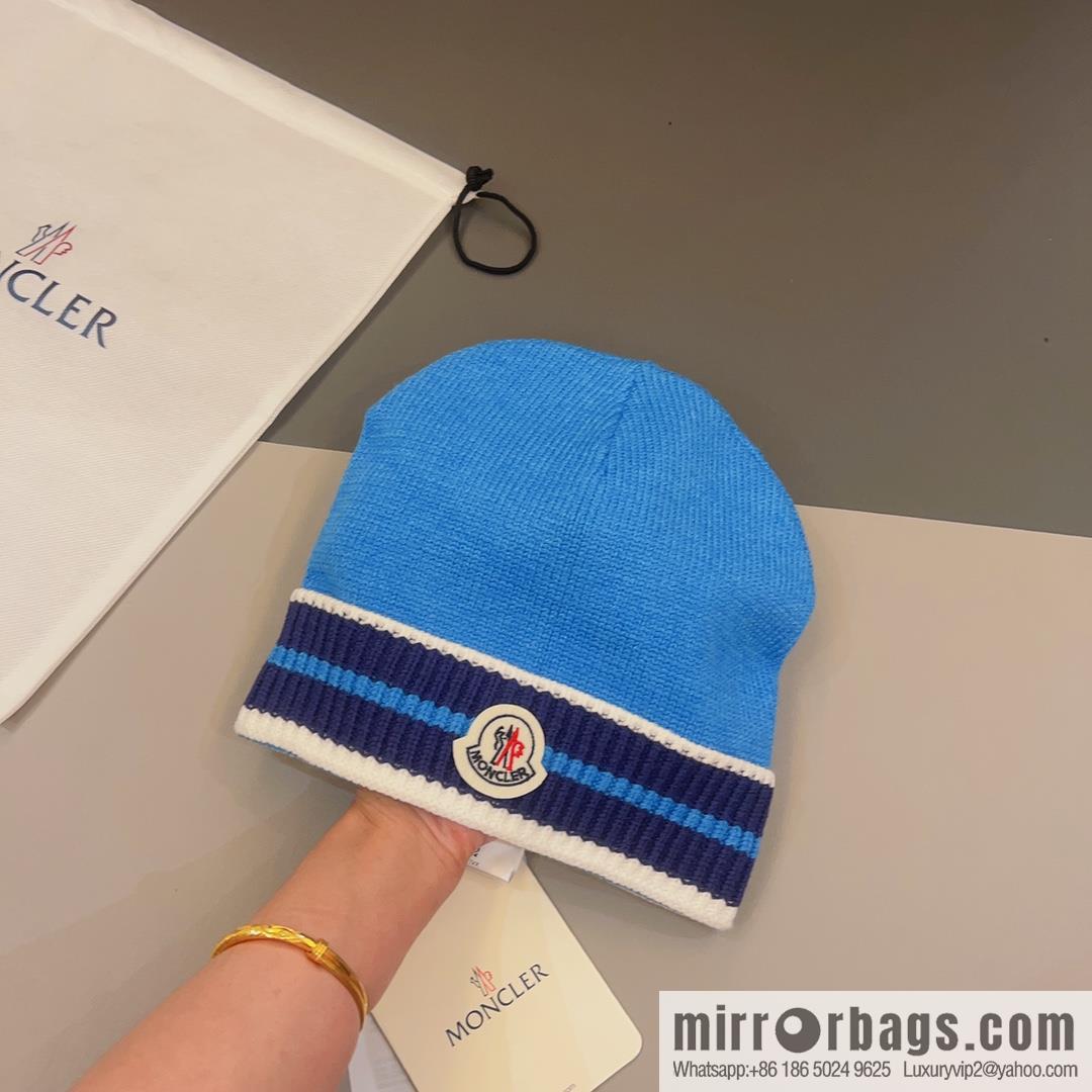 Moncler European and American winter new wool knitted hat