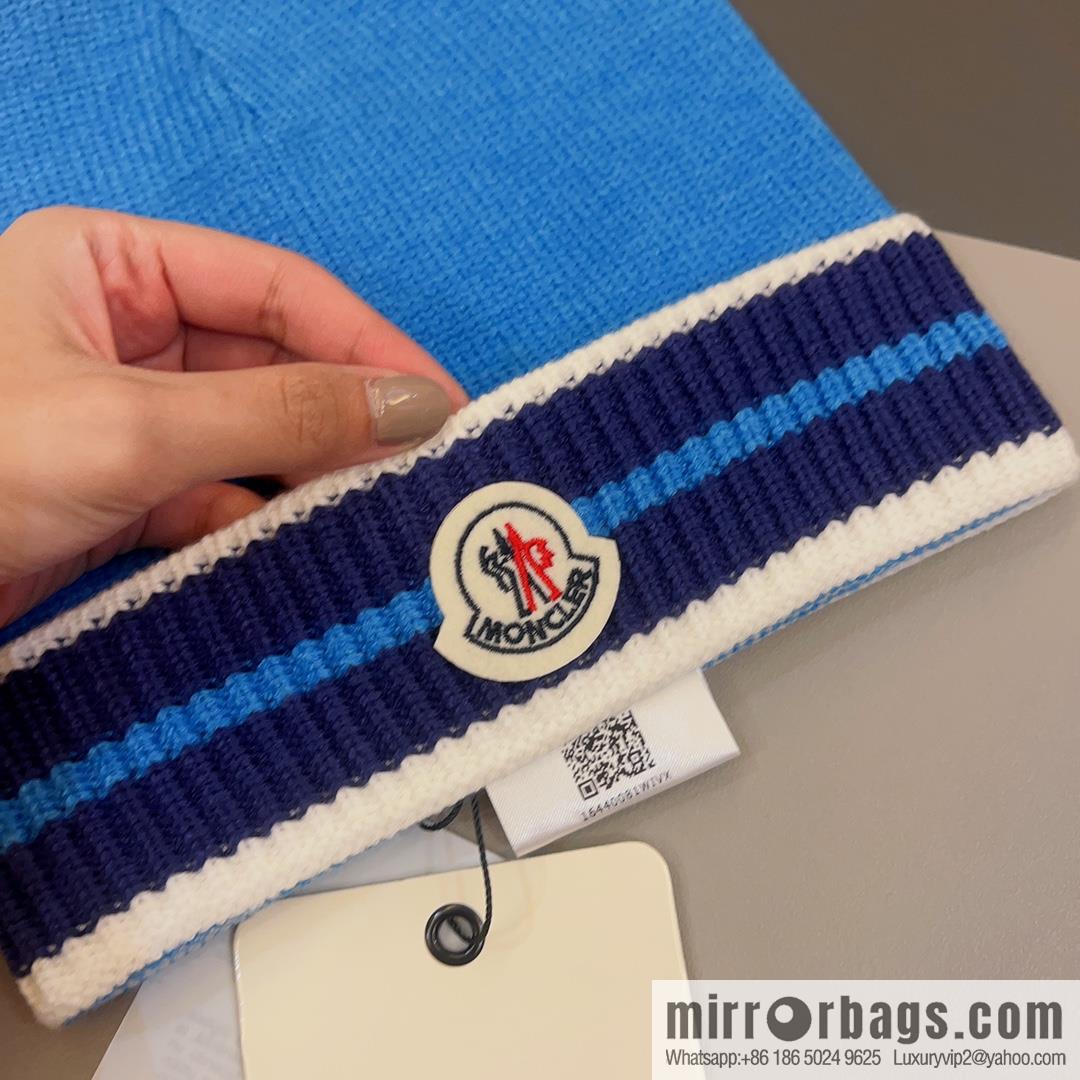 Moncler European and American winter new wool knitted hat