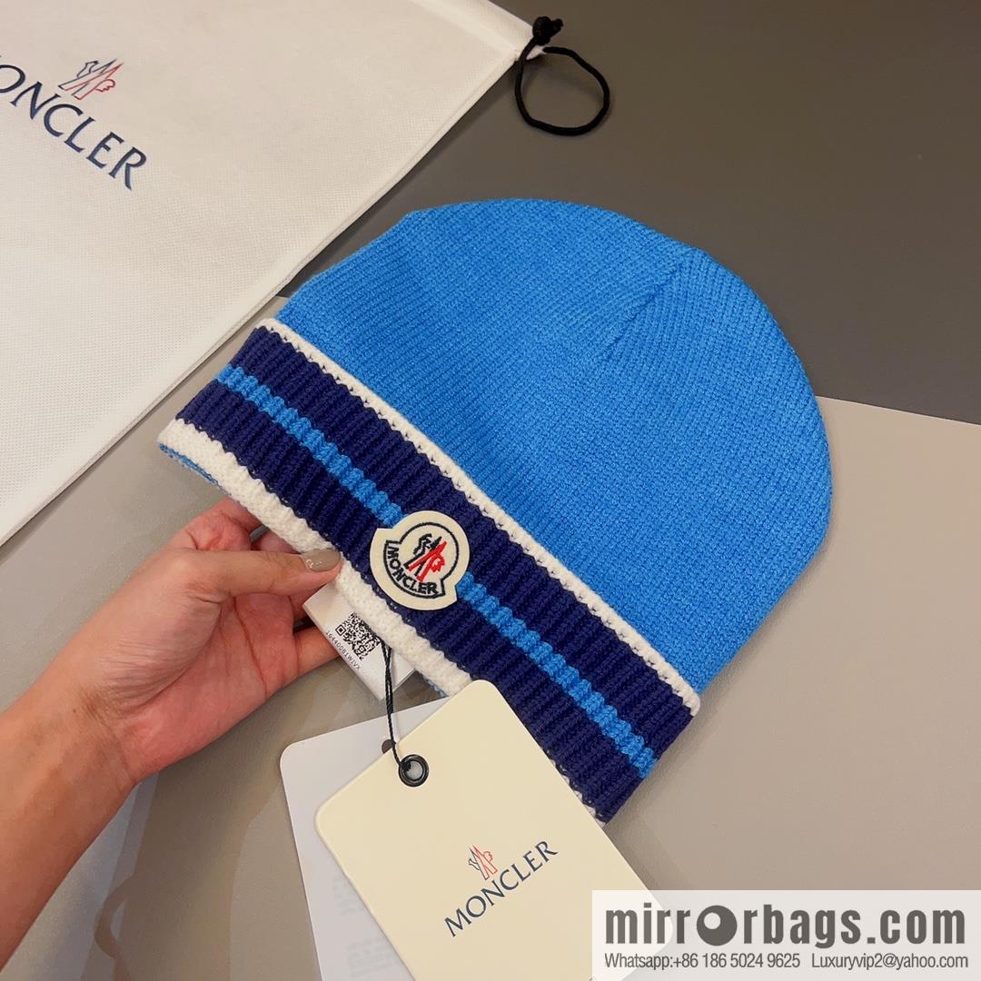 Moncler European and American winter new wool knitted hat
