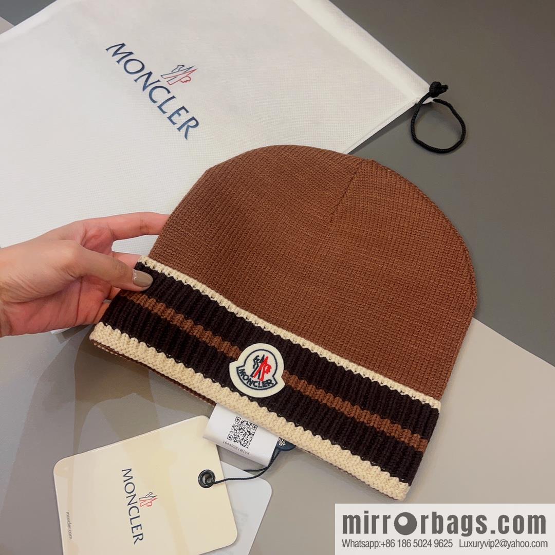 Moncler European and American winter new wool knitted hat