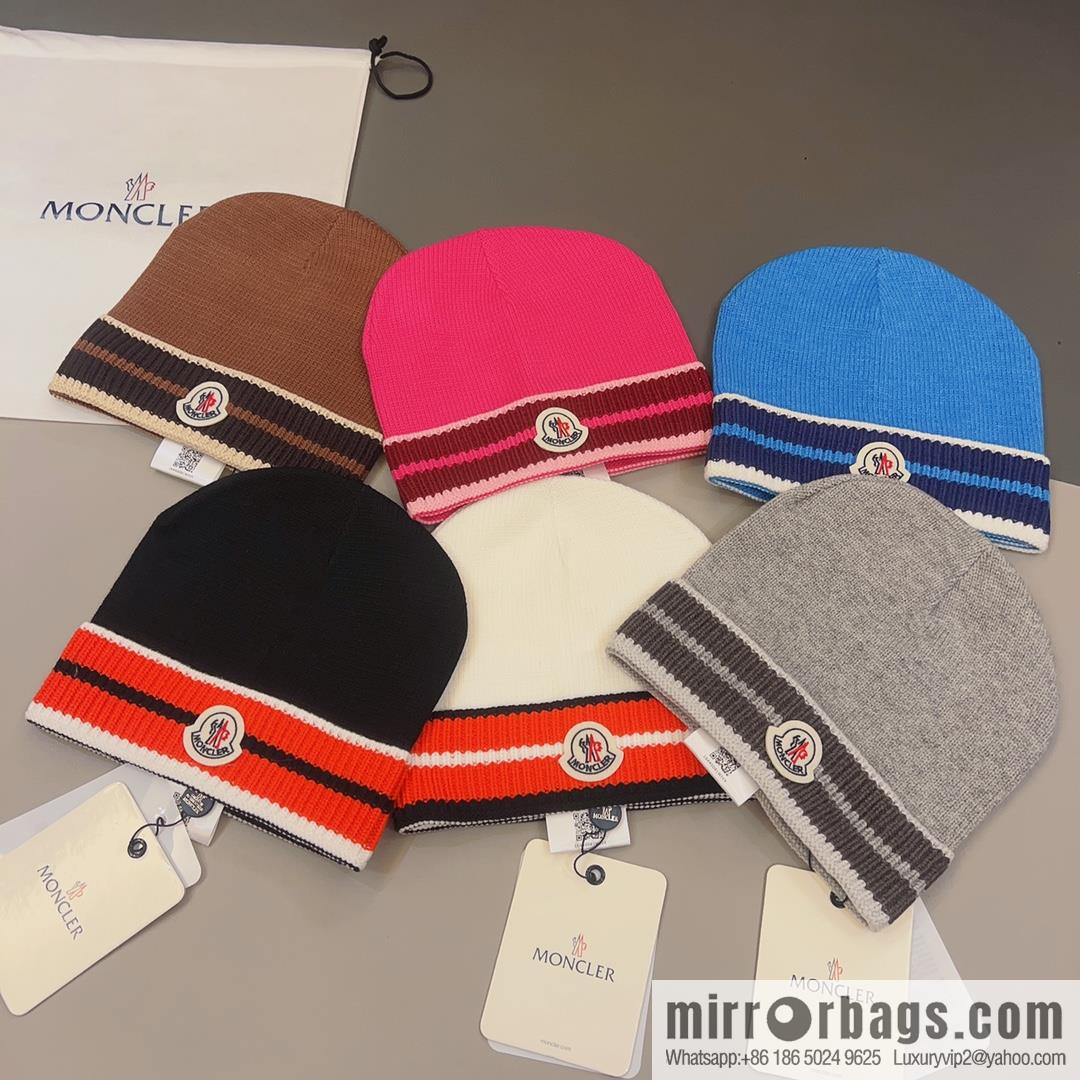 Moncler European and American winter new wool knitted hat