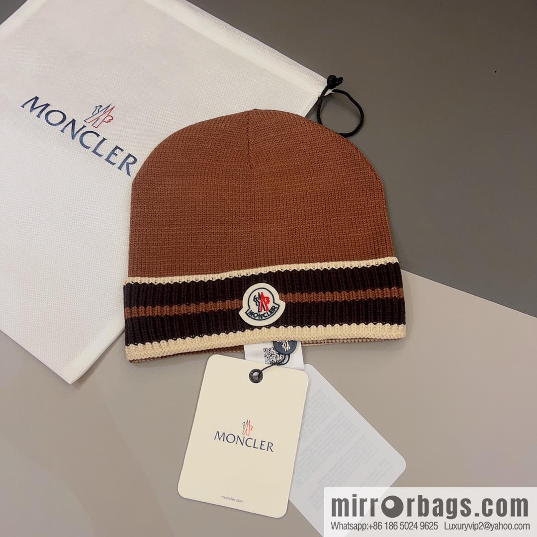 Moncler European and American winter new wool knitted hat