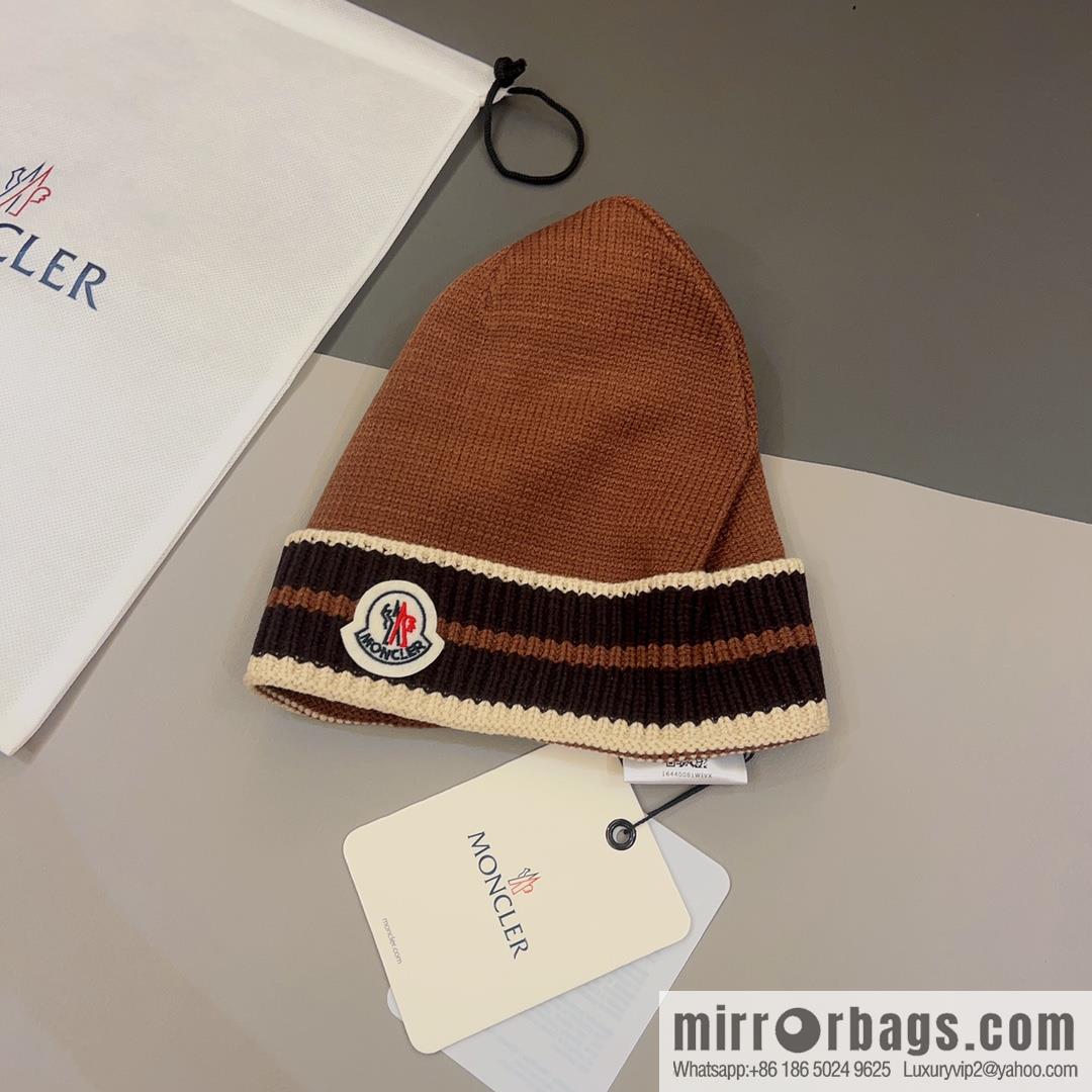 Moncler European and American winter new wool knitted hat