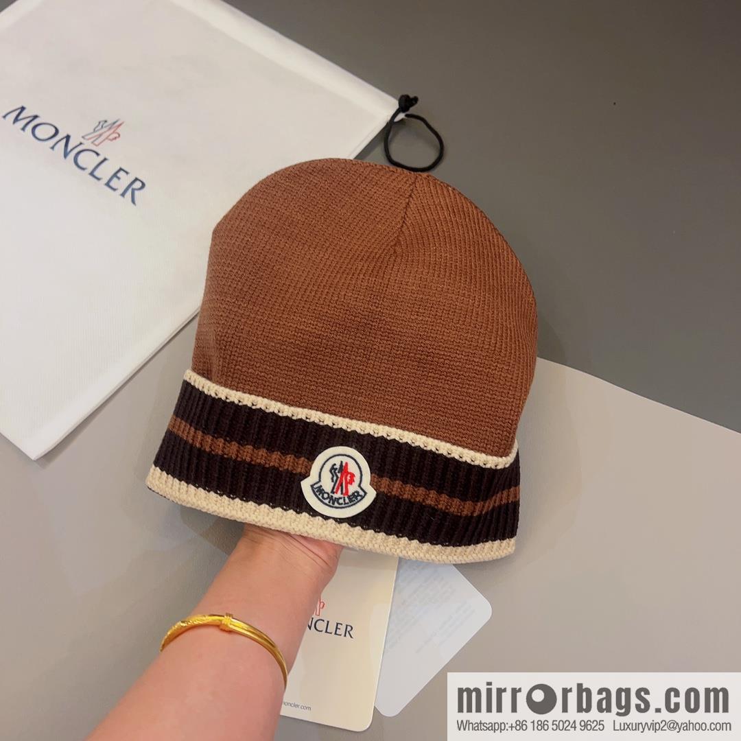 Moncler European and American winter new wool knitted hat