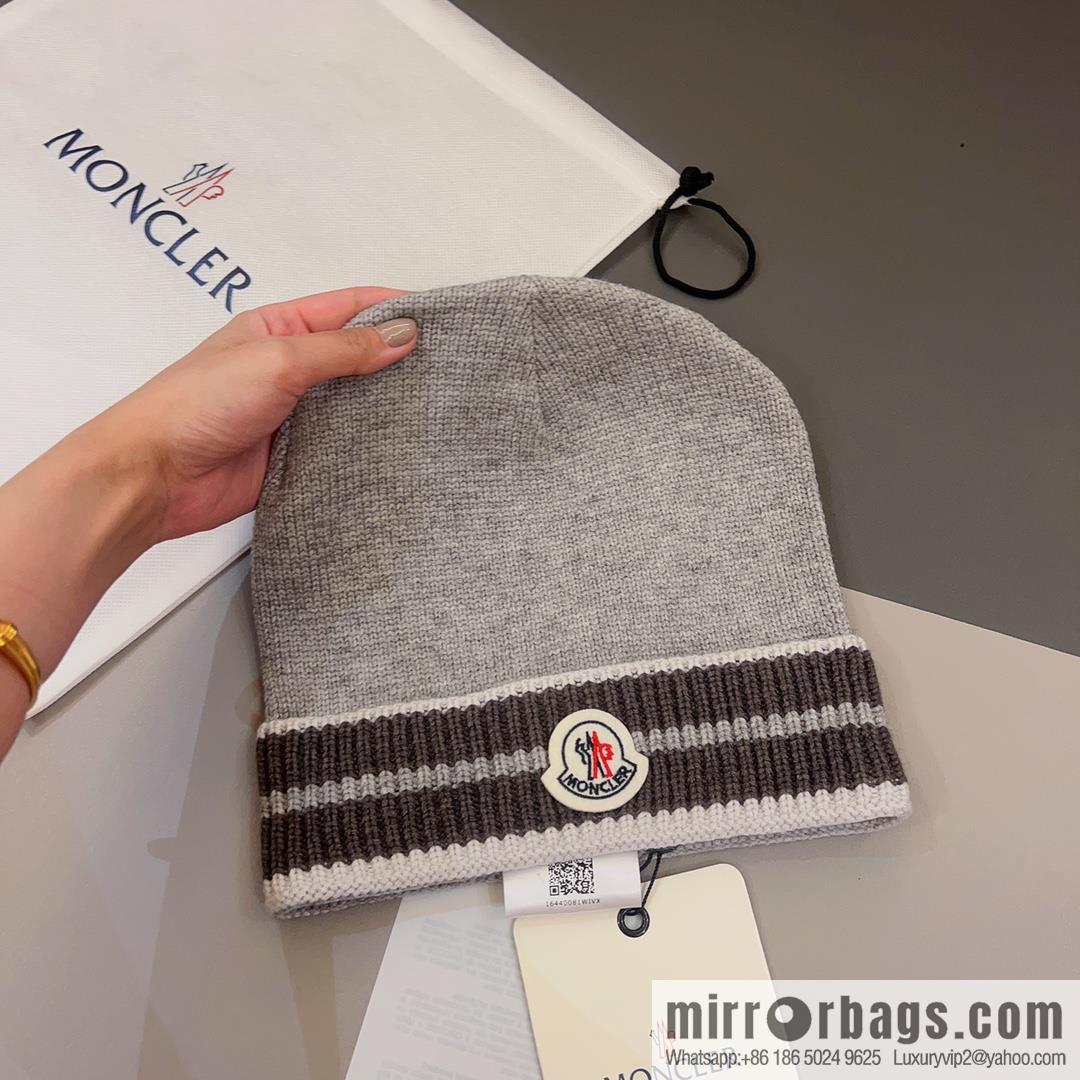 Moncler European and American winter new wool knitted hat