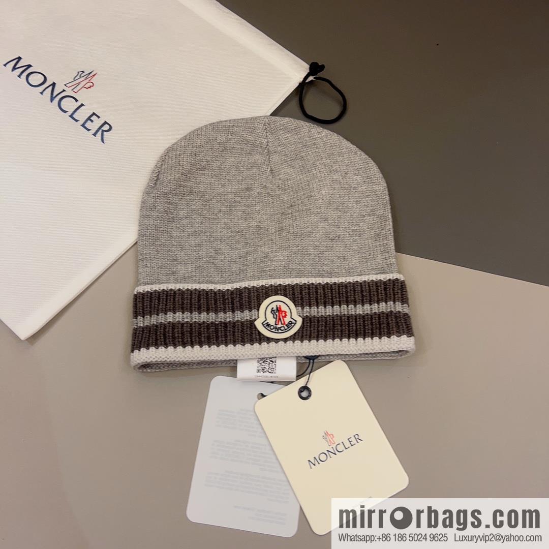 Moncler European and American winter new wool knitted hat