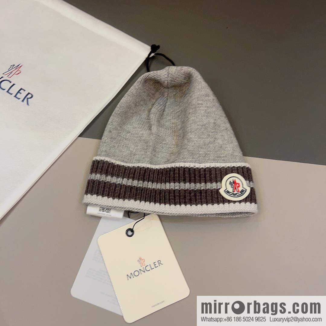 Moncler European and American winter new wool knitted hat