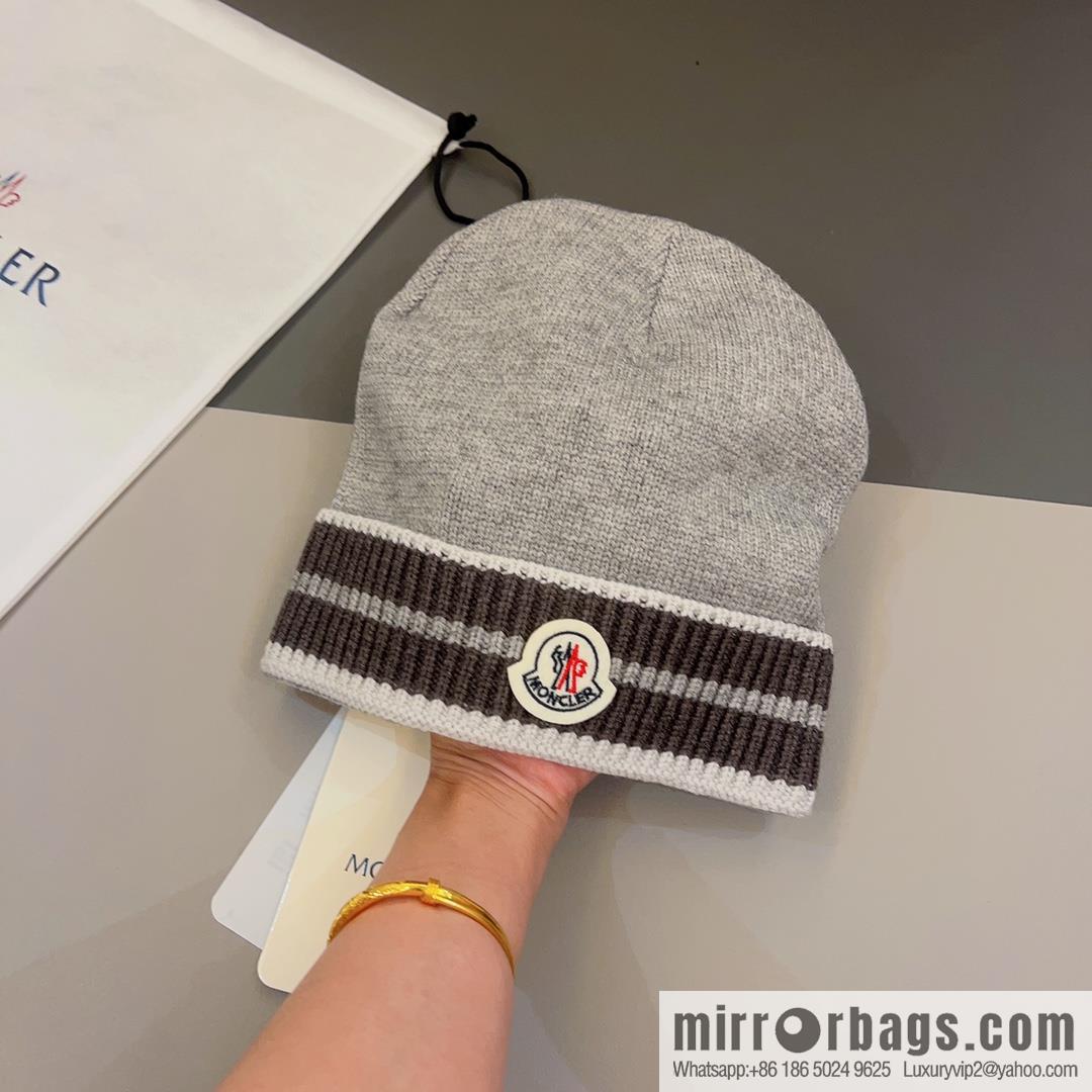 Moncler European and American winter new wool knitted hat