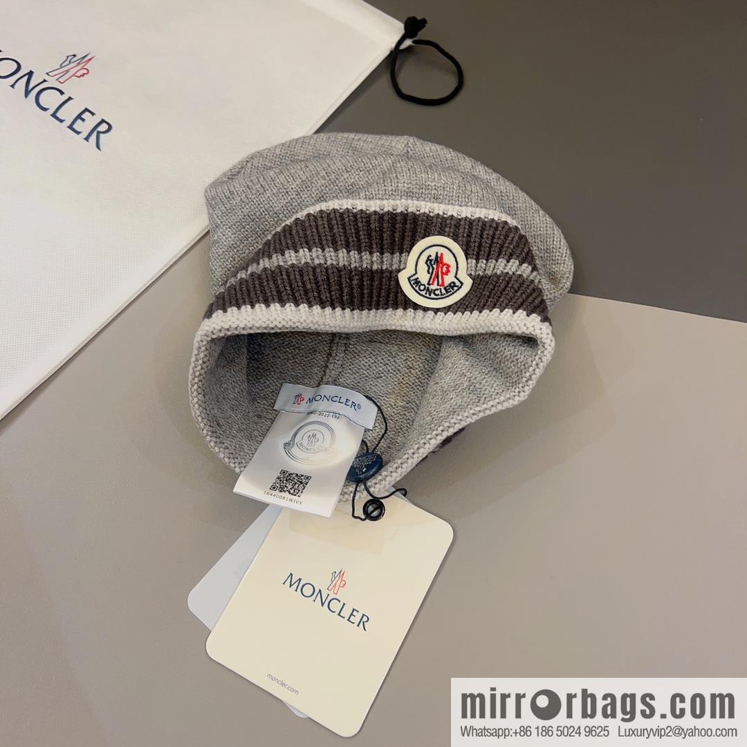 Moncler European and American winter new wool knitted hat