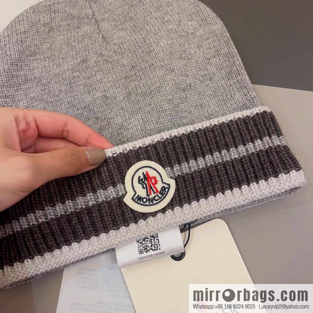 Moncler European and American winter new wool knitted hat