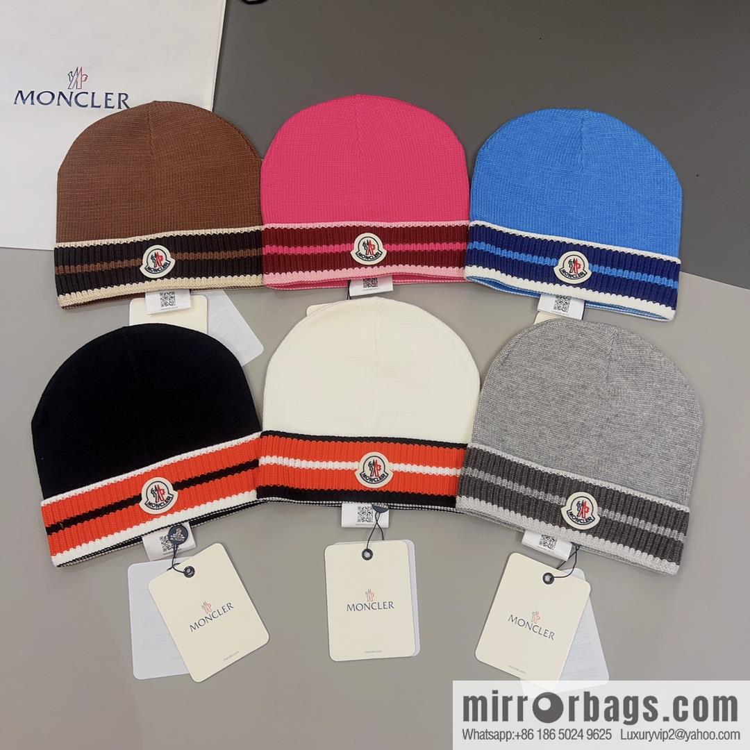 Moncler European and American winter new wool knitted hat