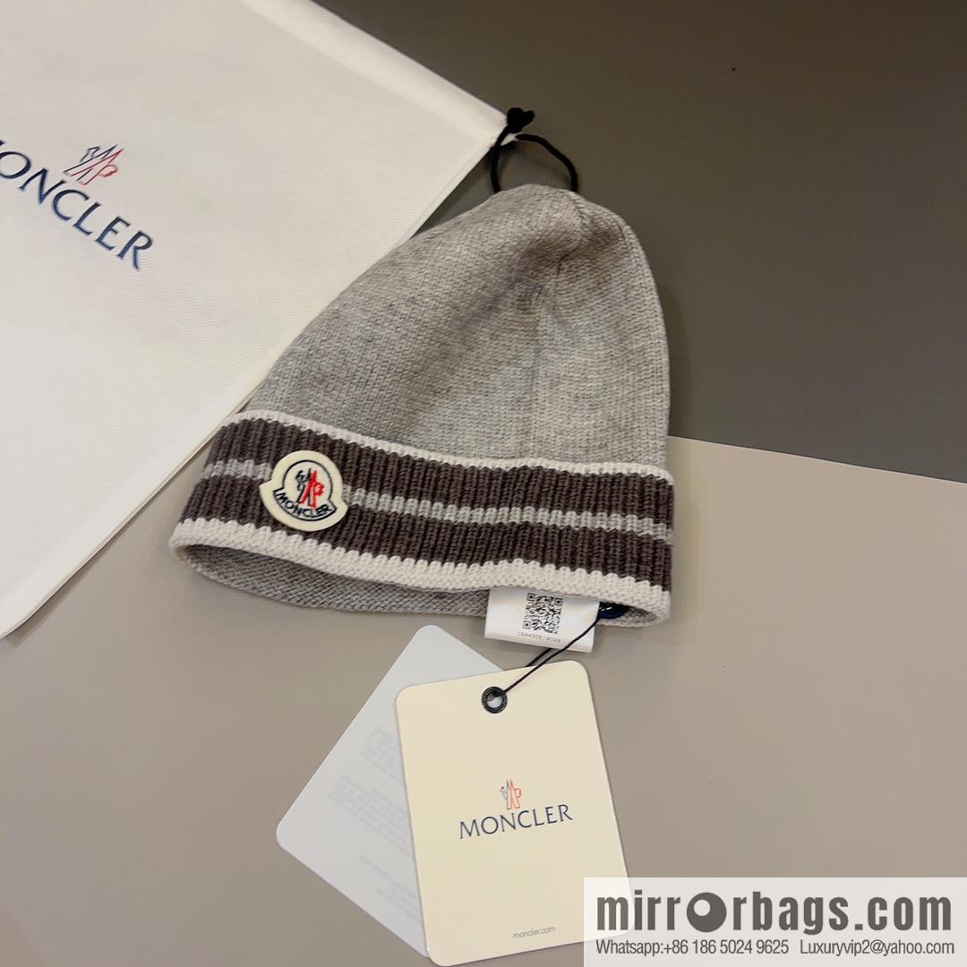 Moncler European and American winter new wool knitted hat