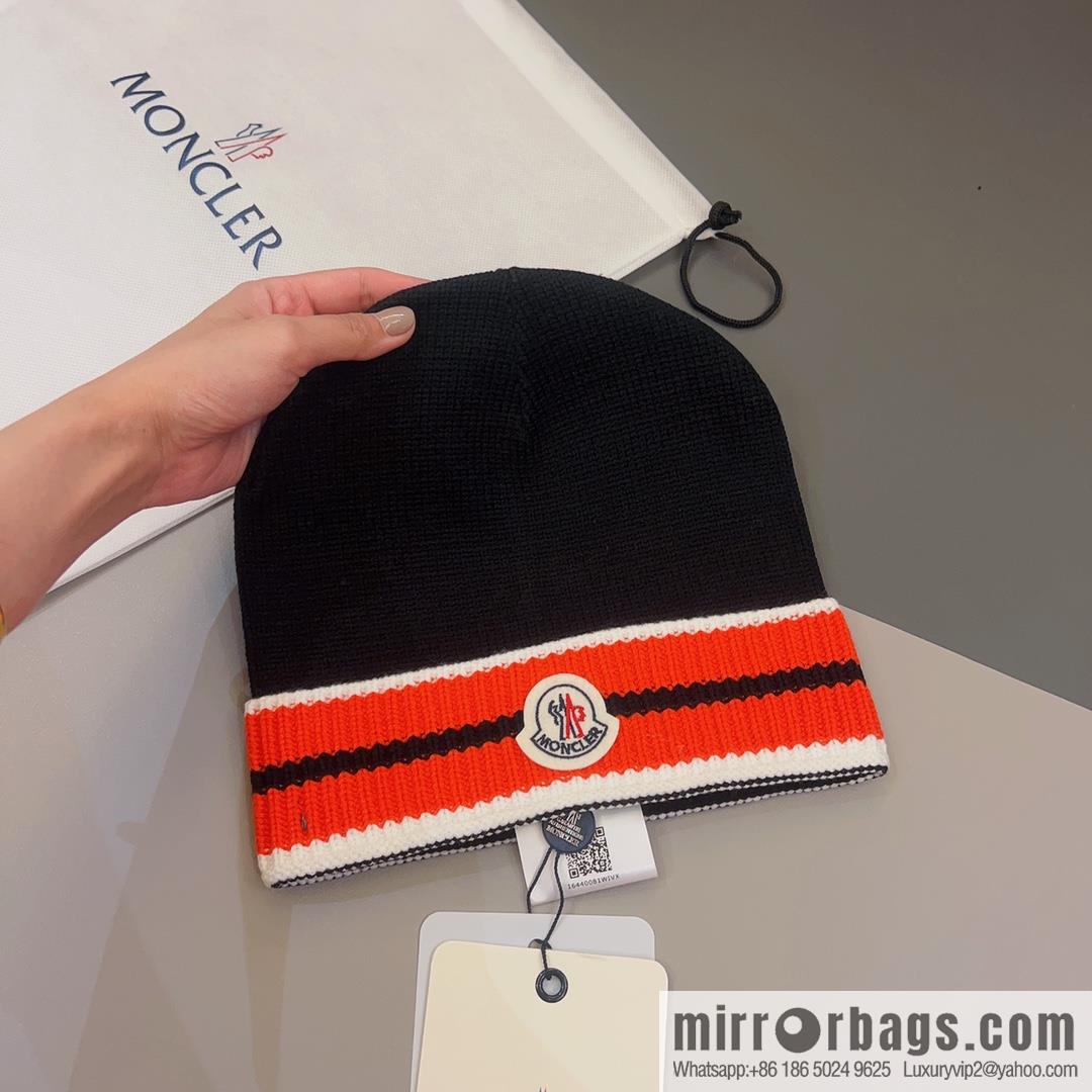 Moncler European and American winter new wool knitted hat
