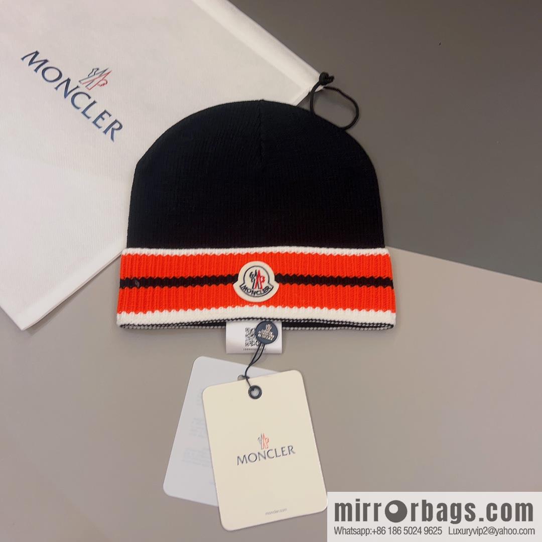 Moncler European and American winter new wool knitted hat