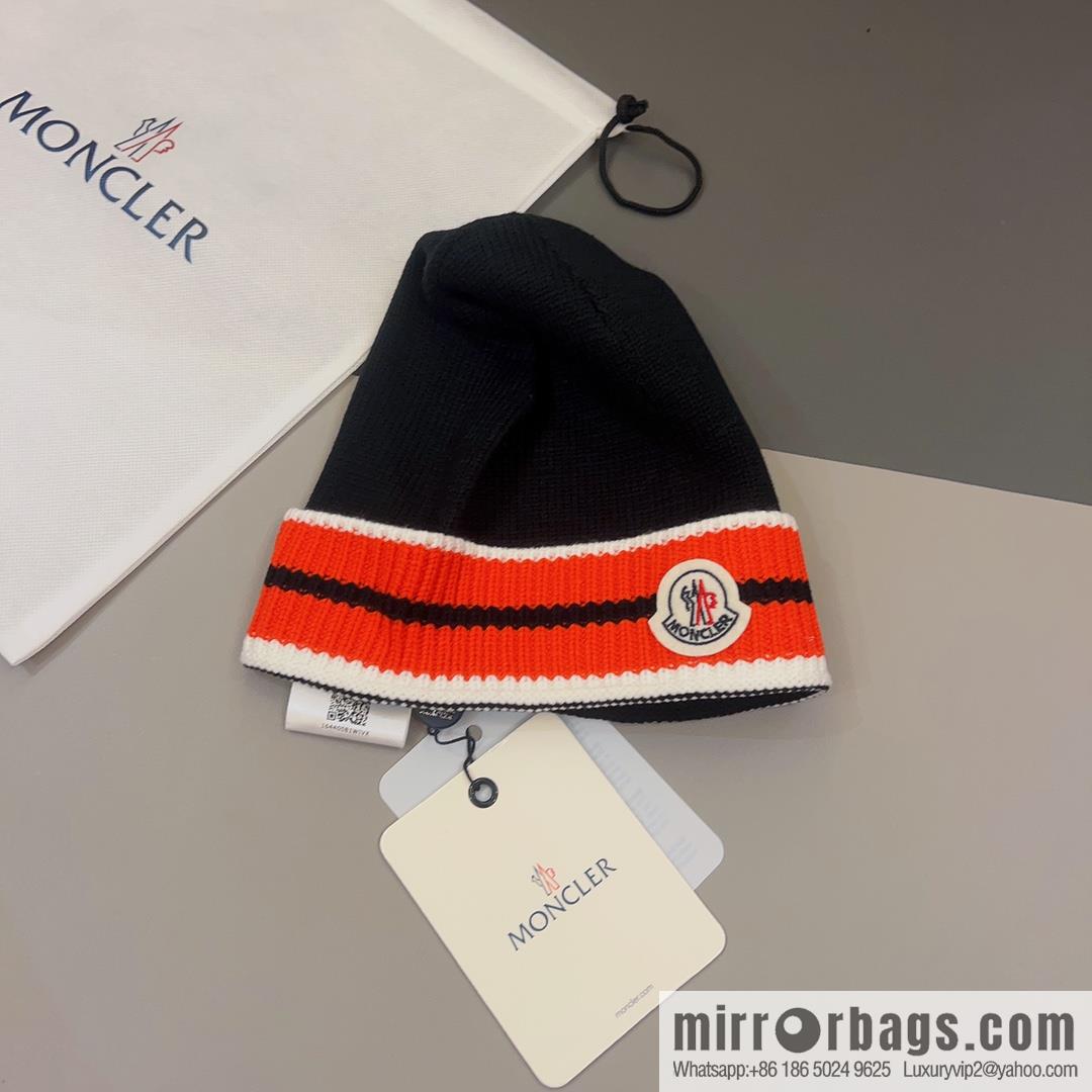 Moncler European and American winter new wool knitted hat