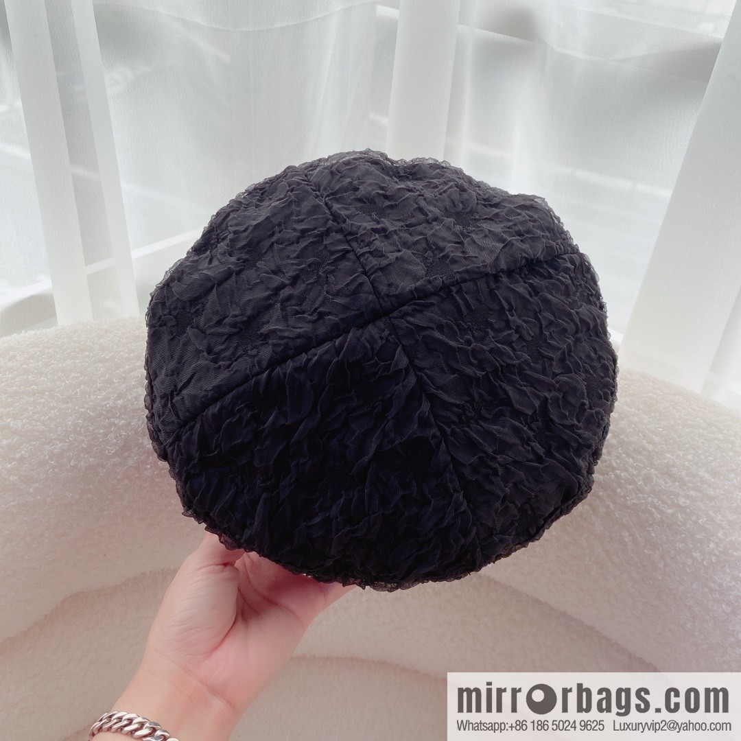 Miumiu autumn mesh fabric beret