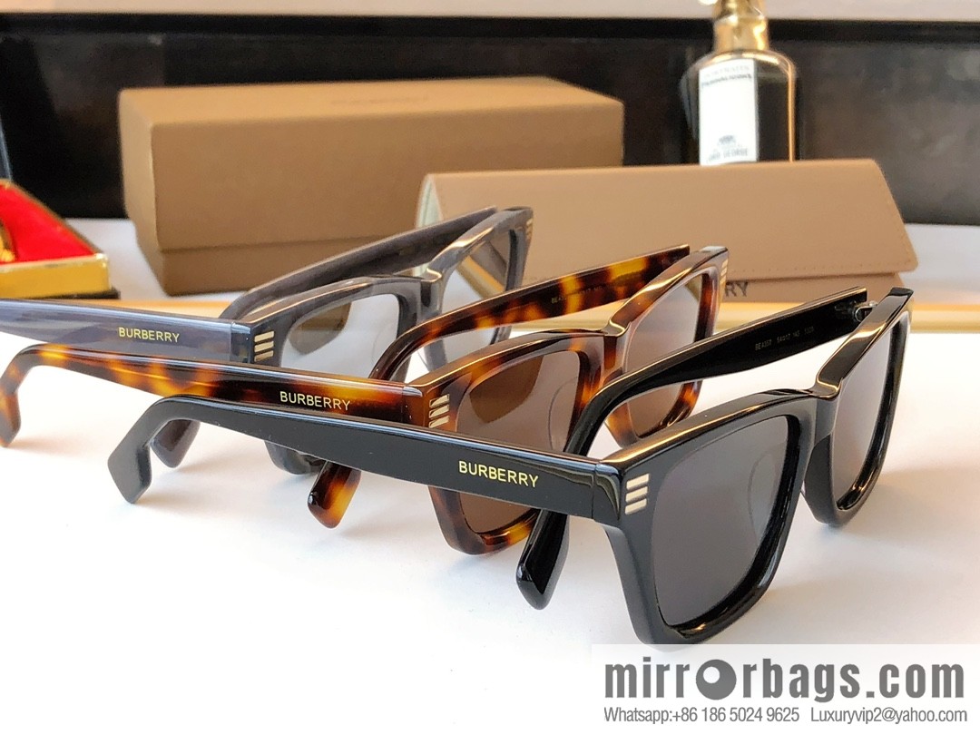Burberry three-dimensional small frame unisex sunglasses