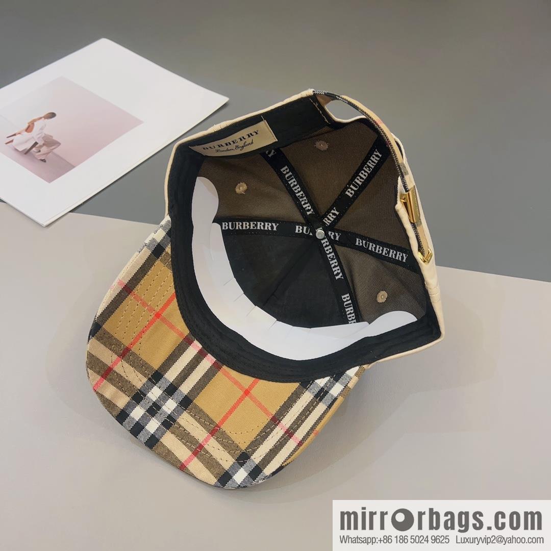 Burberry Classic Plaid Unisex Baseball Cap