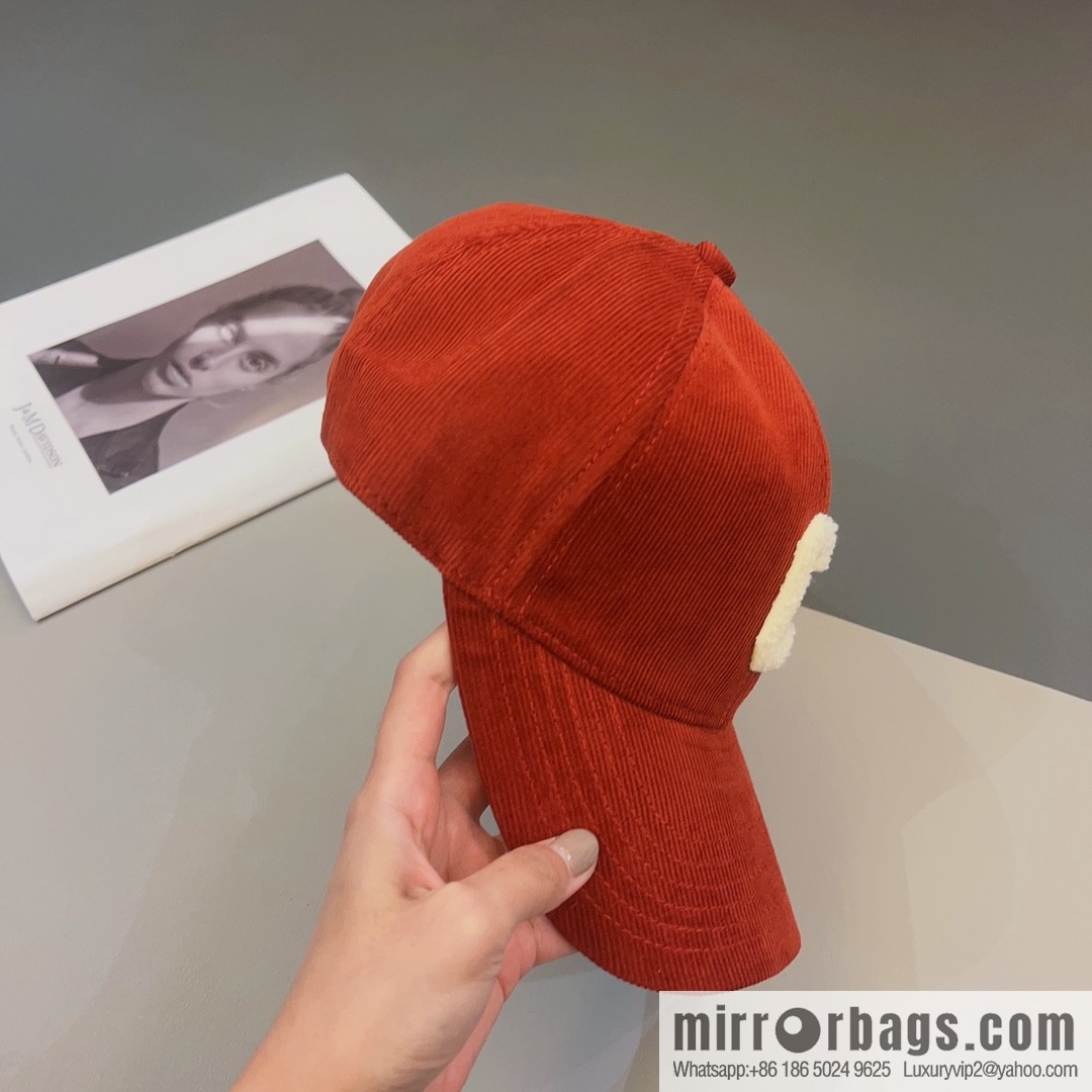 CELINE Corduroy baseball cap