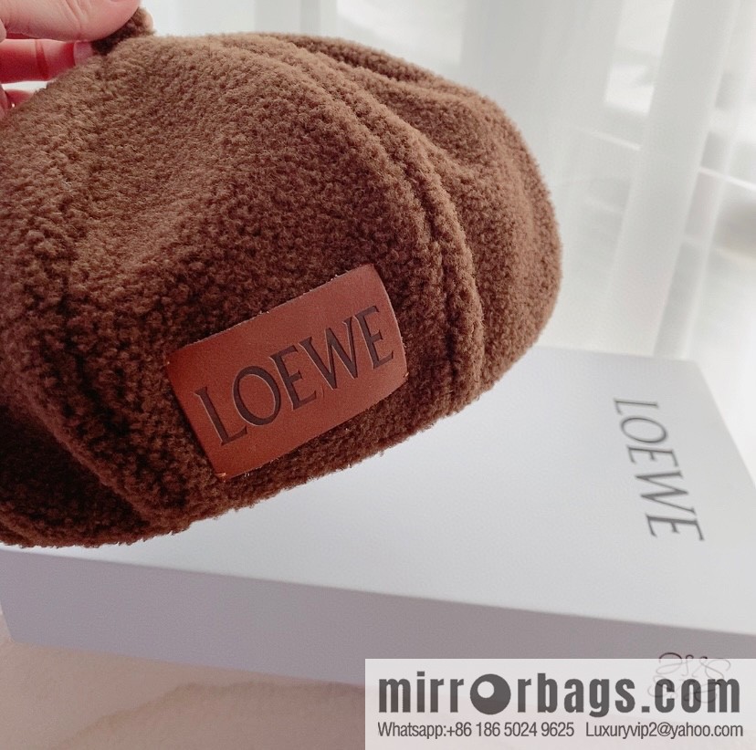 LOEWE Lamb wool octagonal hat
