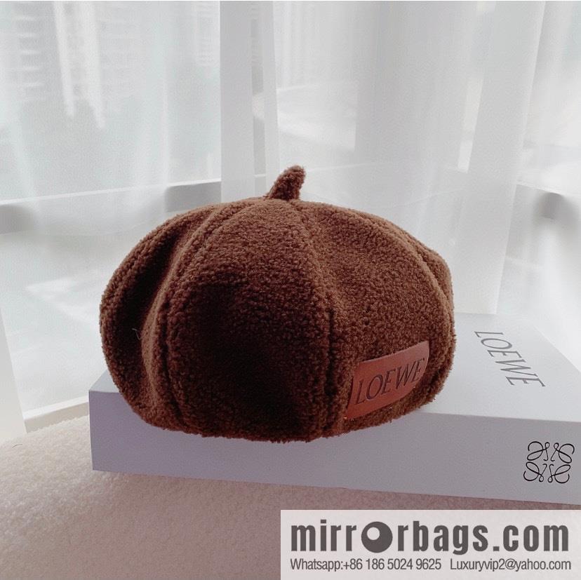 LOEWE Lamb wool octagonal hat