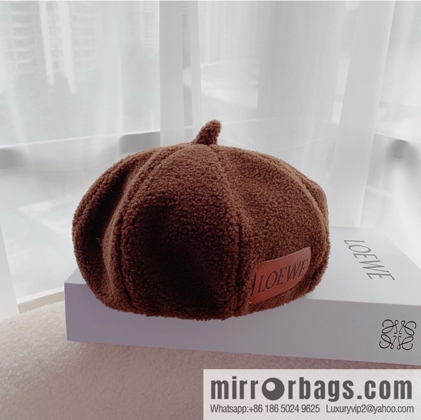 LOEWE Lamb wool octagonal hat