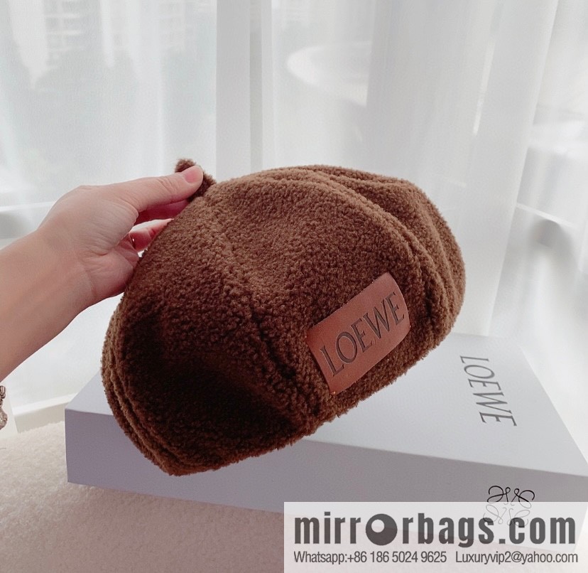 LOEWE Lamb wool octagonal hat