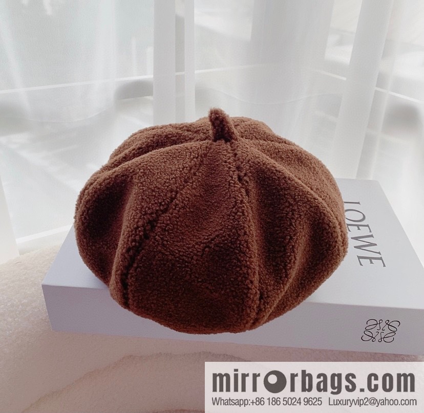 LOEWE Lamb wool octagonal hat